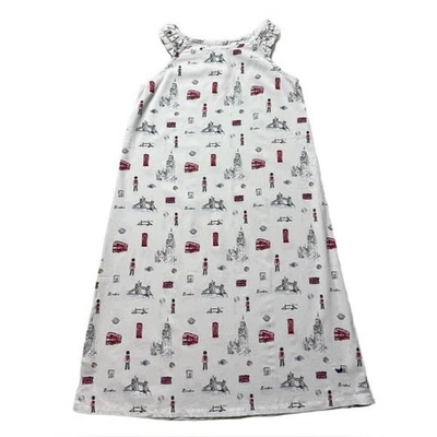 Petite Plume Girl Amelie London Is Calling Print Nightgown 14 Christmas - Image 1 of 4