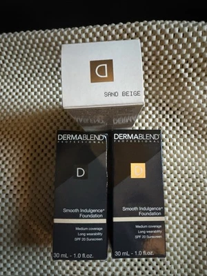 3 Dermablend Smooth Indulgence Foundation SAND BEIGE – New – Vintage 10 Yrs Old - Image 1 of 4