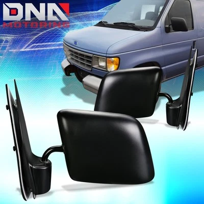 ДЛЯ 1992-2006 FORD E150 ECONOLINE ПАРА OE СТИЛЬ РУЧНАЯ ЗАМЕНА ЗЕРКАЛА ДВЕРИ - Изображение 1 из 4