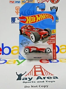 RARE 2019 Hot Wheels HW50 Concept (Red Variant) Red Edition #9/12 Best For Track - Picture 1 of 4