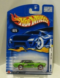 2002 Hot Wheels Collectors.com HWC '68 Mercury Cougar Green Apology 1968 Redline - Picture 1 of 2