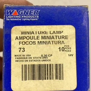 Wagner 73 Instrument Panel Light Bulb (8Pcs)🔔 - Picture 1 of 5