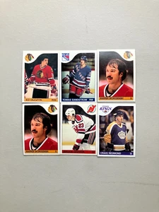 Ed Olczyk-Tomas Sandstrom-Warren Skorodenski-Bruce Driver-Craig Redmond Rookies - Picture 1 of 1