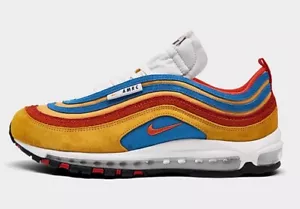 Nike Air Max 97 SE Shoes Photo Blue Pollen White DH1085-700 Men's Size 8 No Lid - Picture 1 of 10