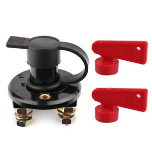 Batterietrennschalter mit Schlüssel, 12V-24V Batterie Kill Switch für Marine Boot - Bild 1 von 9
