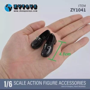 1/6 JK girl Glossy Loafer Shoes Hollow For 12" PHICEN WORLDBOX Figure Doll - Picture 1 of 3