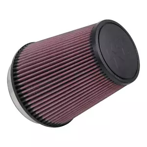 K&N Replacement Clamp-On Round Air Filter - 5"Flange, 6-1/2"B, 4-3/8"T, 7"H - Picture 1 of 12