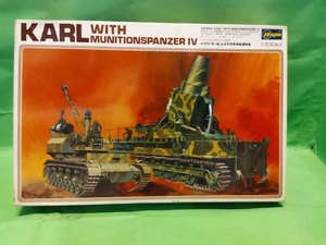 Karl + Munitionspanzer IV - Germany WWII MB33 Plastic Kit 1/72 Hasegawa - Foto 1 di 3