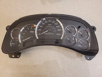 2006 Escalade PLATINUM speedometer cluster gauges GMC CHEVY 1500 2500 3500 - Image 1 of 4