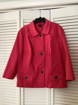 Blazer corto East5th rosa caliente Foto 1 de 4