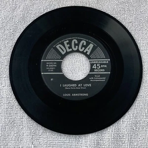 Louis Armstrong - I Laughed At Love /Takes Two To Tango - Decca 45rpm 1952 28394 - Picture 1 of 2
