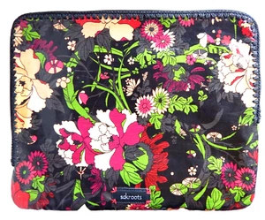 SAKROOTS Floral Coated Canvas Case for Laptop: 17.5" Around zip - Afbeelding 1 van 9