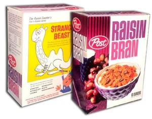 Post RAISIN BRAN (10oz Compact Size) Cereal BOX (BOX ONLY!) - Picture 1 of 1
