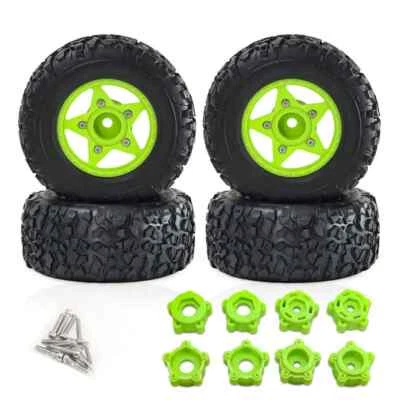 1/8 1/10 Short Course Truck Tire with 12mm 14mm 17mm Wheel Hex for TRAXXAS Slash - Image 1 of 4