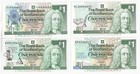 Set of 4 Royal Bank of Scotland £1 Commemorative Banknotes - UNC