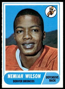 1968 Topps #199 Nemiah Wilson Denver Broncos - Imagen 1 de 2