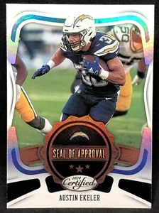 Austin Ekler 2020 Certified CHARGERS SEAL OF APPROVAL - Picture 1 of 2