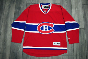 MONTREAL CANADIENS ICE HOCKEY SHIRT JERSEY REEBOK NHL SIZE ADULT XL MEN RED MINT