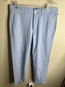 Pantalón LULULEMON Slim-Fit 5 Bolsillos Azul Claro Talla 32 - Imagen 1 de 15