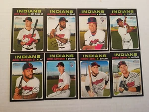 2020 Heritage & High Number Cleveland Indians Master Team Base Set (23) w/RC's - Picture 1 of 3