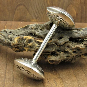Sterling Silver Southwest Handmade Baby Rattle+ - Picture 1 of 5