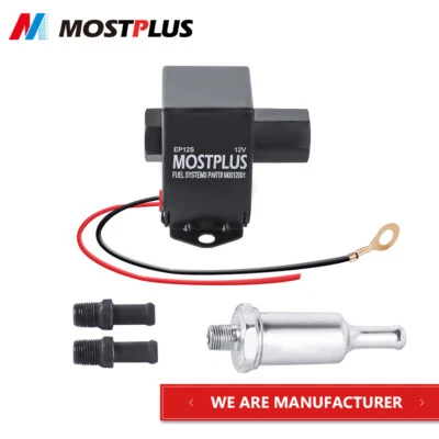 Bomba de combustible eléctrica universal 12V 4,5-7 PSI E8012S FD0002 para autos camiones barcos Foto 1 de 4