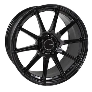 1 Enkei TS-10 Wheel 18x8.5 5x114.3 +50 Gloss Black Rim - Picture 1 of 1