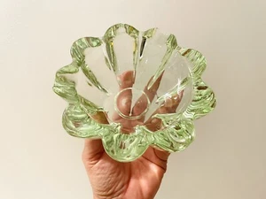 🔴 splendido svuotatasche in cristallo orig. Pierre Davesn art deco 1930 - Imagen 1 de 3