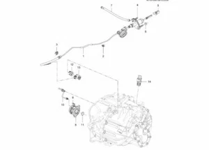 GENUINE NEW HOLDEN CRUZE 2009-2011 2.0L DIESEL CLUTCH MASTER CYL RETAINER - Picture 1 of 2