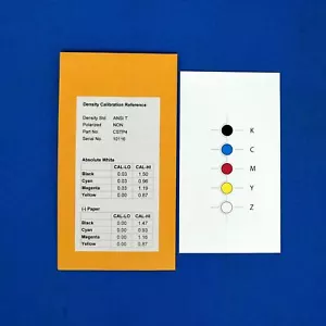 Calibration Density Standard Reference for X-Rite & GretagMacbeth Densitometers - Picture 1 of 2