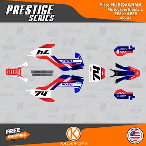 Graphics Decal Kit for Husqvarna Electric EE3 and EE5 2020+ Prestige Series-Red - Picture 1 of 6