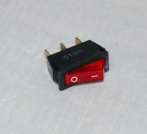SR32 Kaffeemaschine AN OFF Schalter Kippschalter 230V 3-Pin Elektrogerät Rot BLK - Bild 1 von 7