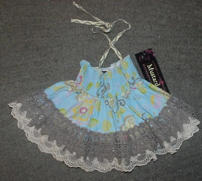 Mustard Pie 女宝宝 Pirouette 挂裙 - 尺寸 24 个月 - 全新带标签 — 第 1/4 张图片