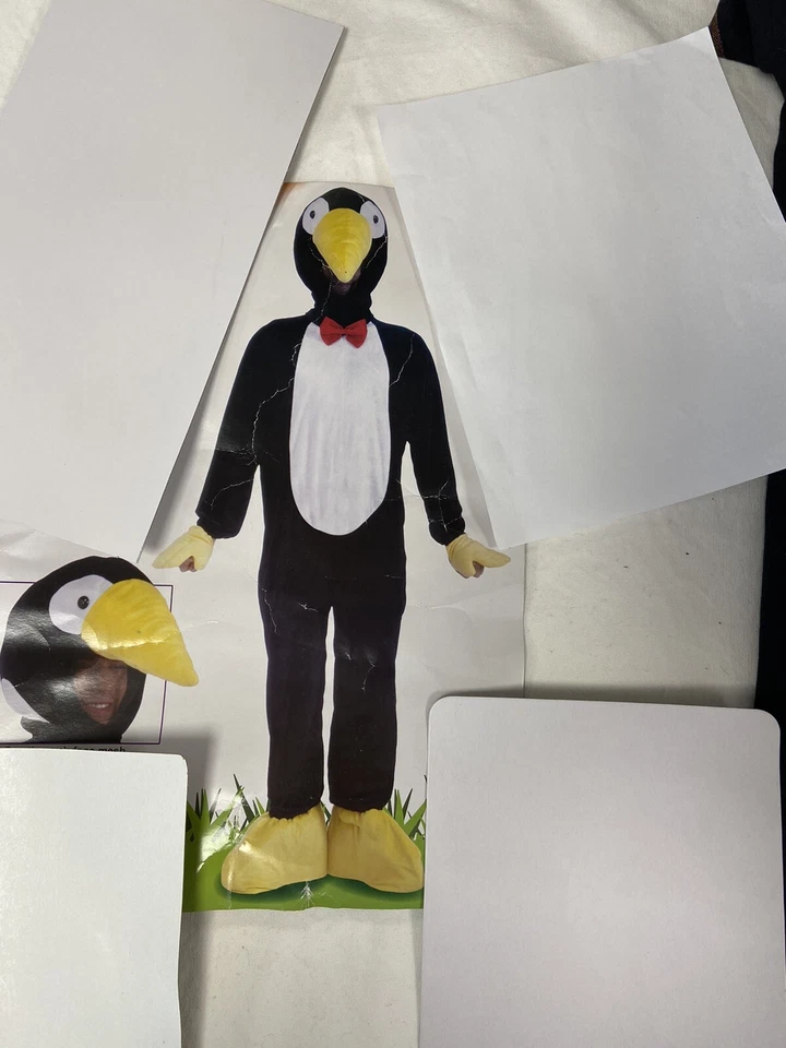 Mono Pingüino Adulto Unisex Pijama Como Vellón Disfraz XL Foto 1 de 4