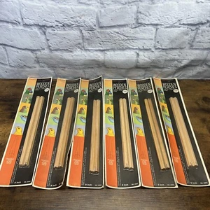 Vintage Hartz Mountain 9" Wooden Bird Cage Perches 228C NOS NEW Sealed Lot Of 6 - Picture 1 of 6