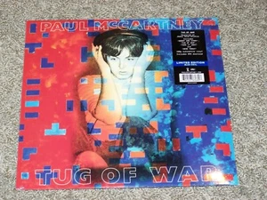 PAUL MCCARTNEY "TUG OF WAR " 180 GRAM LP PRESSED ON BLUE VINYL - Picture 1 of 3