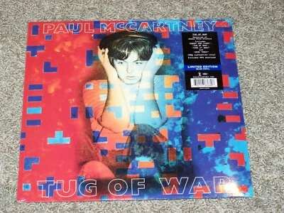 PAUL MCCARTNEY "TUG OF WAR " 180 GRAM LP PRESSED ON BLUE VINYL - Image 1 of 3