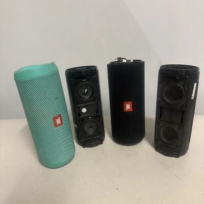 Lote de 4 Altavoces Portátil JBL Flip 4 Bluetooth -para Piezas o No Funciona Foto 1 de 4