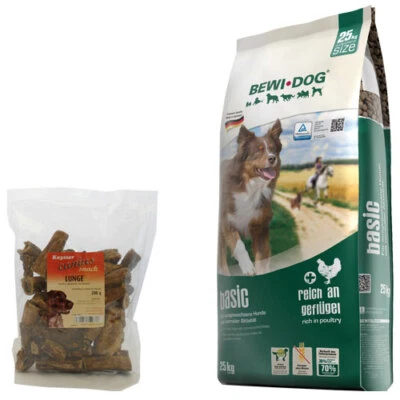 25 kg Bewi Dog Basic + 200 g Canius Lunge - Bild 1 von 2