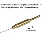 .177 Red Laser Bore Sight, Brass Laser Boresighter with 3 Batteries