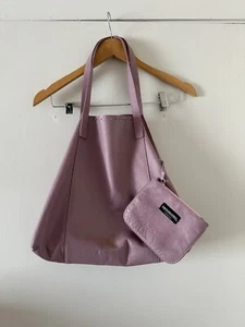 Forte Dei Marmi Pelletterie purple lambskin Leather tote Shoulder Bag - Picture 1 of 11