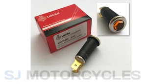 GENUINE LUCAS HEXAGONAL HEADLAMP WARNING LIGHT AMBER 99-1207 38190 - Picture 1 of 8