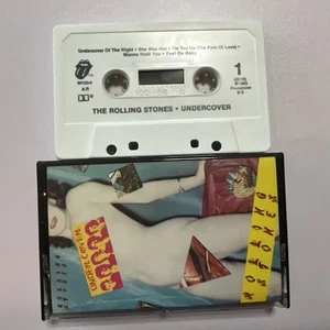 The Rolling Stones Under Cover 1983 Cassette Tape Charlie Watts 90120-4 MFG USA - Picture 1 of 3