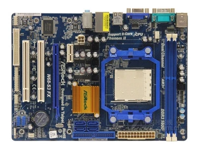 ASROCK N68-S3 FX Motherboard Socket AM3+ NVIDIA GeForce 7025 DDR3 Micro ATX - Image 1 of 4