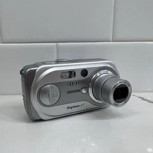 Samsung Digimax A7 7.0MP Digital Camera Silver Tested. Working (B13:31) - Picture 1 of 14