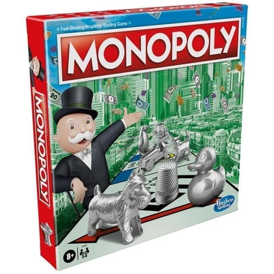 Monopoly Classic Board Game Brand New Sealed Hasbro C1009 Gaming UK Edition Cat - Image 1 of 2