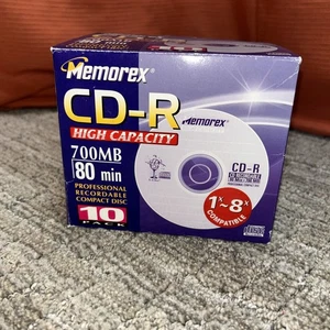 Memorex CD-R Recordable Compact Disc High Capacity 9er Pack 700MB 80 Minuten NEU - Bild 1 von 7