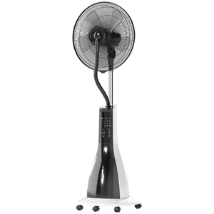 HOMCOM Ventilatore con Nebulizzatore, 3 Modalità e 3 Velocità Bianco e Nero - Foto 1 di 10