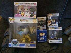 NYCC 2025 FUNKO SHARED EXCLUSIVE LOT! POKENMON + BATMAN + ONE PIECE + POWERPUFF - Picture 1 of 11