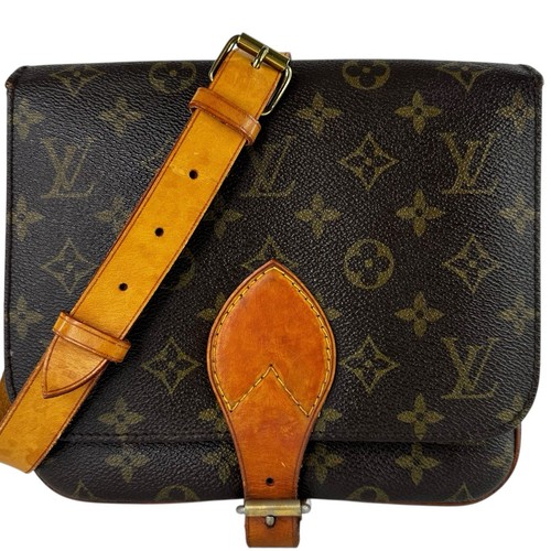 LOUIS VUITTON（LV） Borsa a tracolla originale Louis Vuitton Cartouchiere Monogram MM M51253 tela pelle